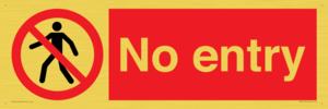 No entry